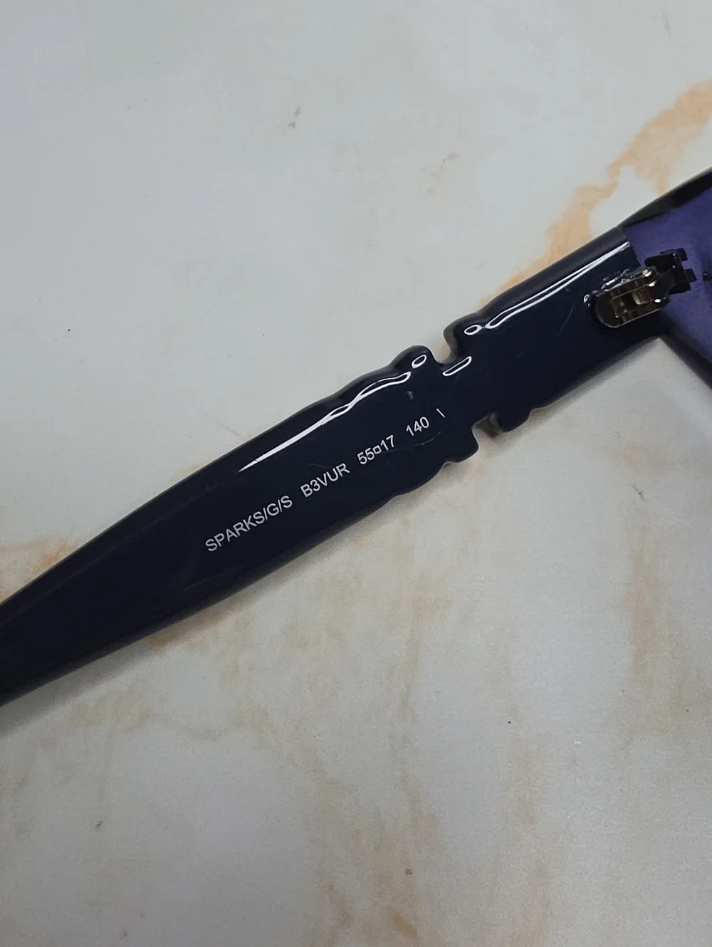 JIMMY CHOO X Sienna Miller sparks Purple cat-eye sunglasses New Without Case